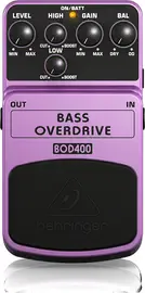 Педаль эффектов для бас-гитары Behringer BOD400 Bass Overdrive