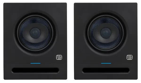 (2) Presonus Eris Pro 6 Powered 6" Coaxial 2-Way Powered Studio Monitor Speakers