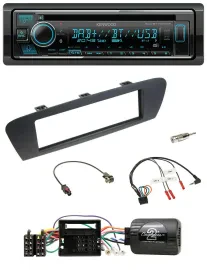 Kenwood Lenkrad Bluetooth DAB USB CD Autoradio für Renault Grand Scenic ab 2009