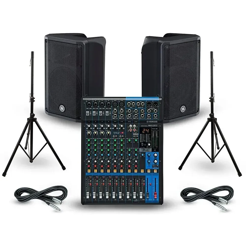 Активная акустическая система Yamaha MG12XU-DBR10 (набор), 10"