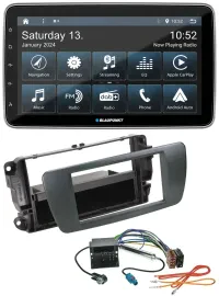 Blaupunkt USB DAB SD MP3 Bluetooth Autoradio für Seat Ibiza ab 08 azabacheschwar