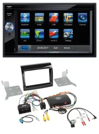 Blaupunkt Lenkrad USB Bluetooth TMC 2DIN Navigation für Fiat Citroen Peugeot Inf