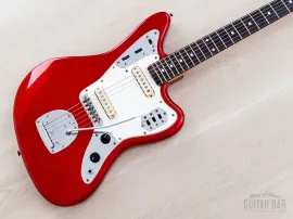 Б/У Электрогитара Fender Jaguar '62 Vintage Reissue JG66-85 Candy Apple Red (matching headstock)