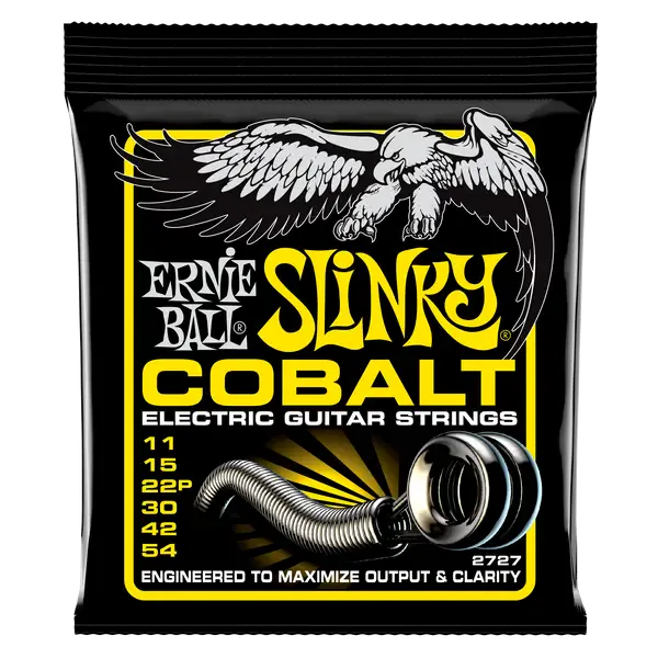 Струны для электрогитары Ernie Ball 2727 Beefy Slinky Cobalt 11-54