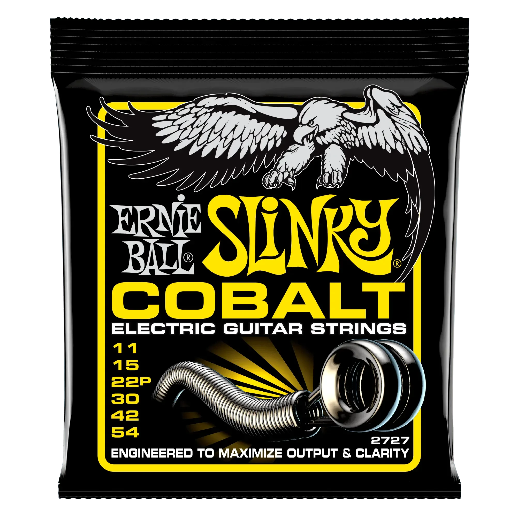 Струны для электрогитары Ernie Ball 2727 Beefy Slinky Cobalt 11-54