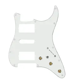920D Custom HSH Pre-Wired Pickguard for Strat With A Parchment Pickguard and ...