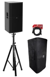 Mackie DRM315 2300w 15" 3-way Powered Active DJ PA Speaker+Cover+Stand+Cable