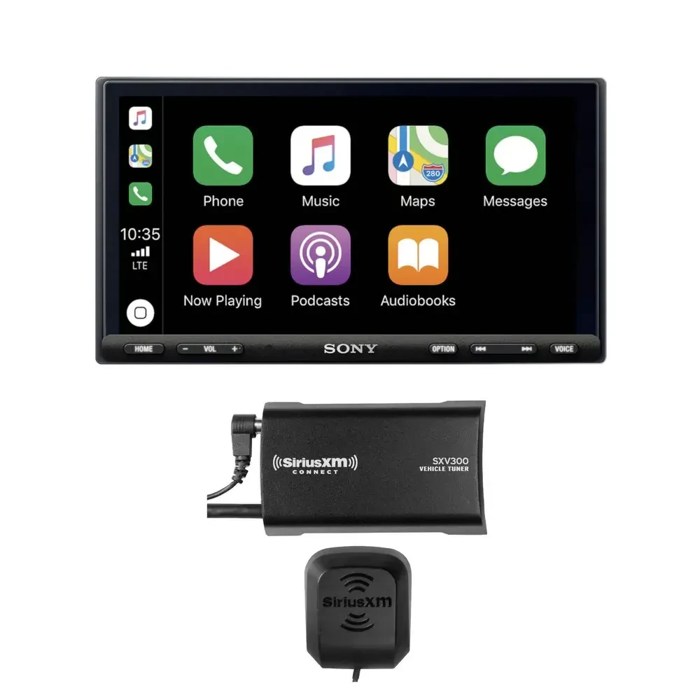 Автомагнитола Sony XAV-AX7000 6.95", Double-DIN, сенсорный экран (набор с SiriusXM SXV300v1)