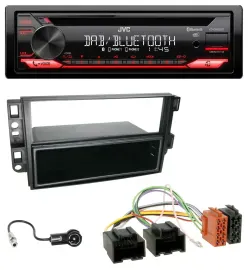 JVC CD DAB USB Bluetooth MP3 Autoradio für Chevrolet Aveo Epica Captiva 06-11