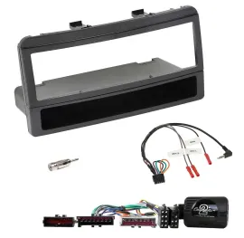 Radioset Lenkradadapter DIN Autoradio für Ford Mondeo 00-02 schwarz Ablage