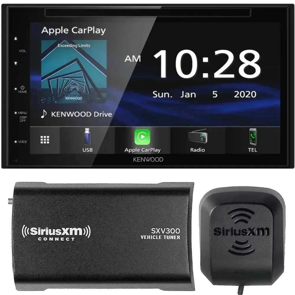 Автомагнитола Kenwood DDX57S 6.75", CD/DVD, SiriusXM Ready (набор)