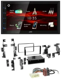 JVC USB Bluetooth MP3 DAB 2DIN Autoradio für Nissan Juke Navara NV ab 12