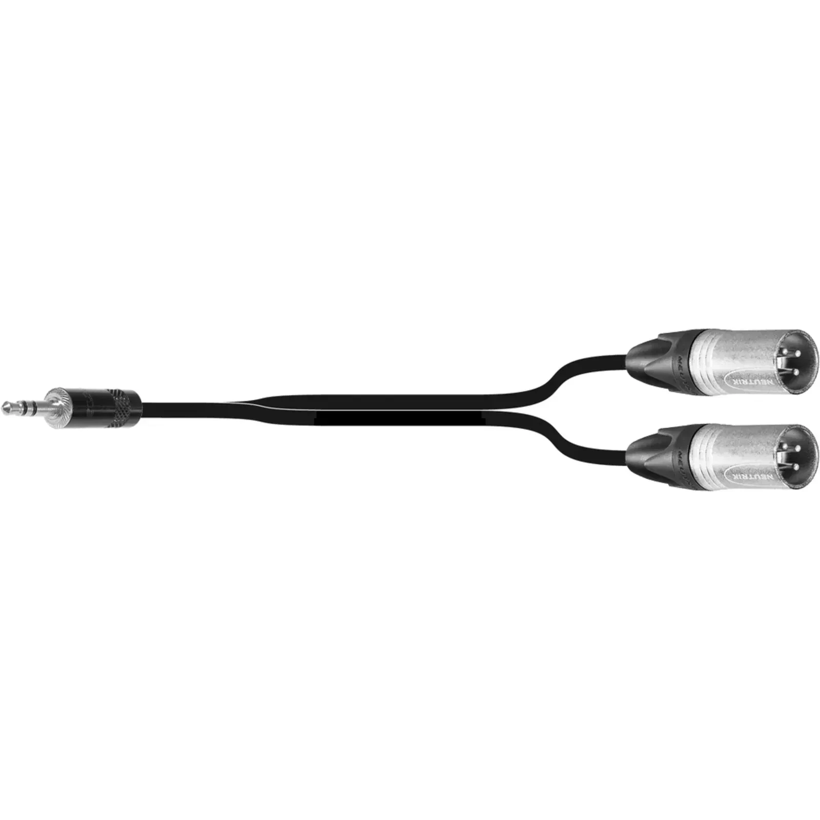 MUSIC STORE MTP2.0PX3,5MMX-1-2Y Ad-Kabel 3,5 SteKliStecker 2xXLRm 2m Y