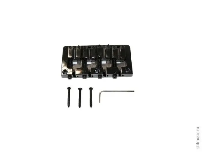 Бридж для бас-гитары Dr. Parts BBR4 Black