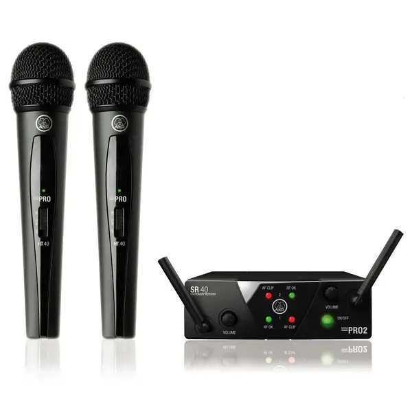 Аналоговая радиосистема с ручными микрофонами AKG WMS40 Mini2 Vocal Set US25A/C
