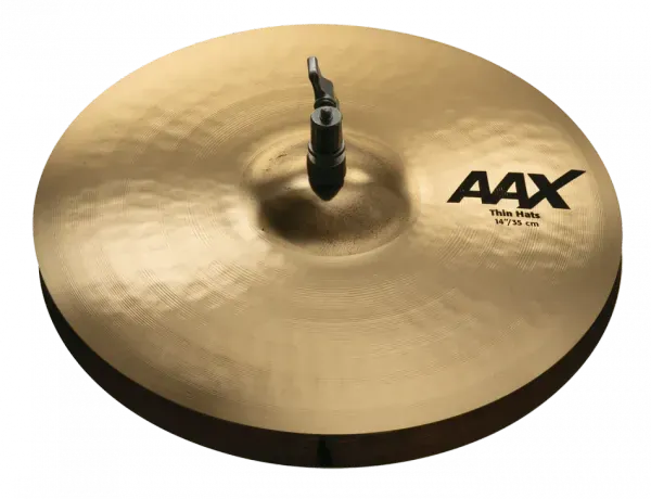 Тарелка барабанная Sabian 14" AAX Thin Hats Brilliant (пара)