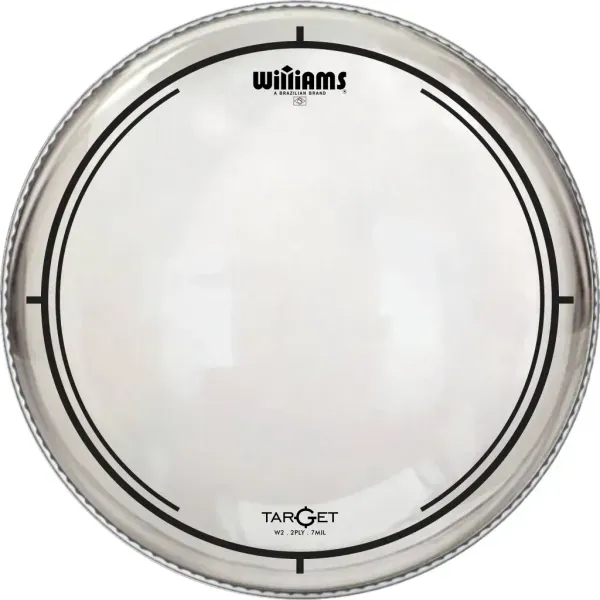 Пластик для барабана Williams 6" Target Clear W2