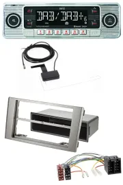 Dietz Bluetooth USB MP3 DAB Autoradio für Iveco Daily (2006-2014) silber