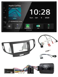 Автомагнитола для Honda Accord (2008–2015) Kenwood 2DIN, Bluetooth, DAB, USB, антрацит