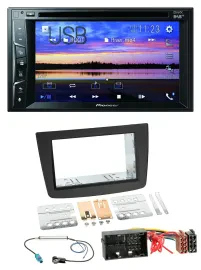 Pioneer Bluetooth 2DIN USB DVD DAB MP3 Autoradio für Alfa Romeo Mito 955 ab 14 s