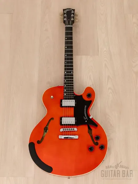 Электрогитара полуакустическая Gibson Chet Atkins Tennessean Semi-Hollow Orange Sunrise, Near-Mint w/ Case 2003