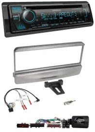 Kenwood Bluetooth USB CD Lenkrad DAB Autoradio für Ford Escort Focus silber