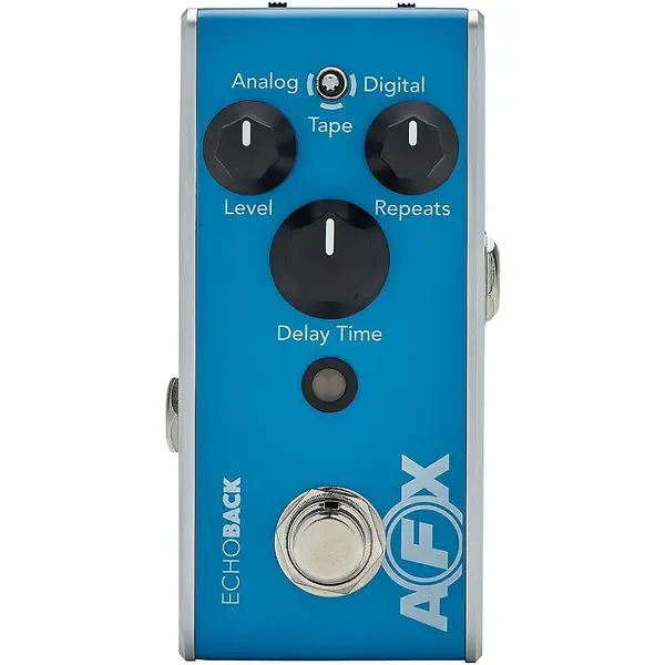 Педаль для акустической гитары Fishman AFX EchoBack Mini Delay Effects Pedal Light Blue