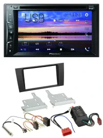 Pioneer Bluetooth 2DIN USB DVD DAB MP3 Autoradio für Audi A4 B5 99-01 Symphony B