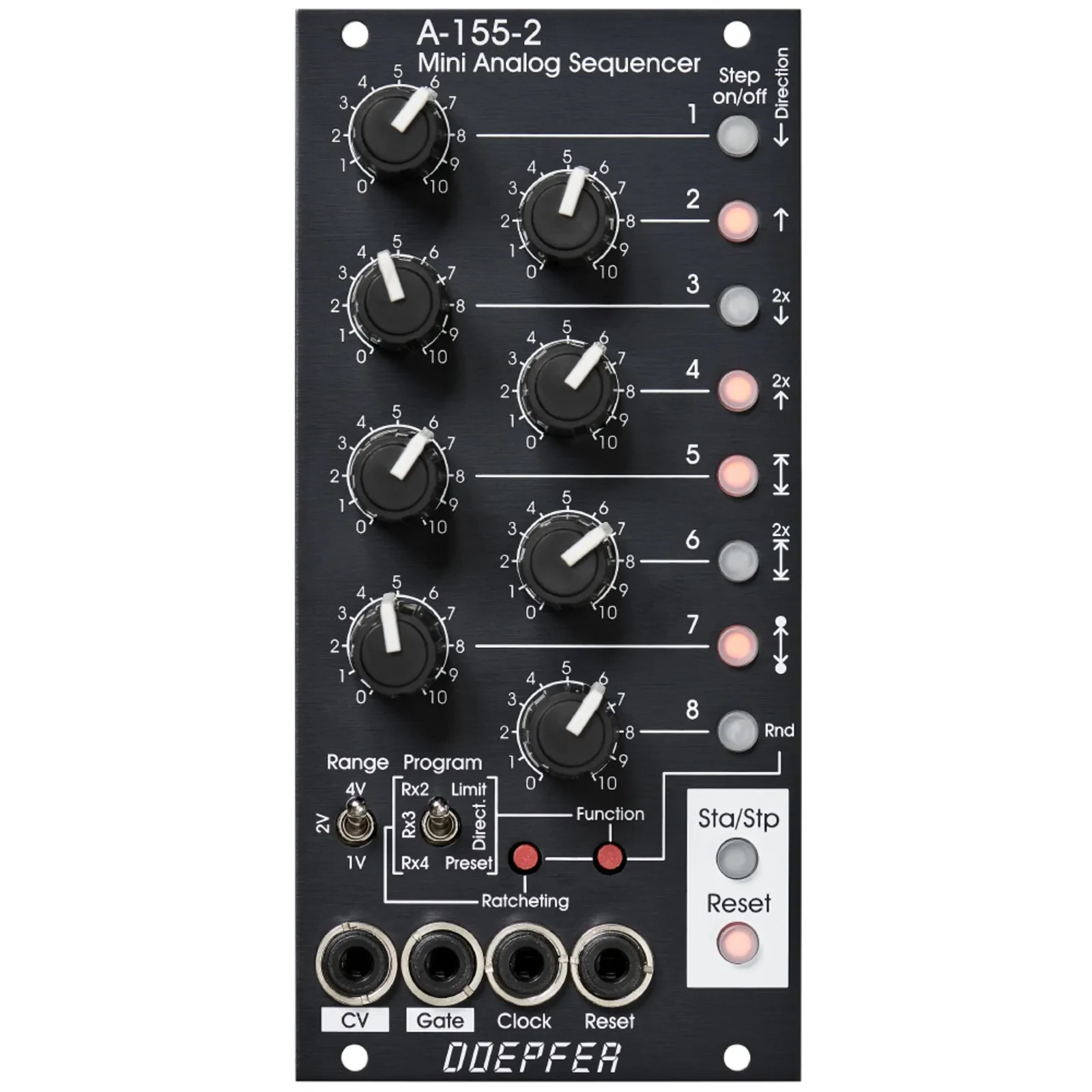 Модульный студийный синтезатор Doepfer A-155-2V Miniature Analog Sequencer
