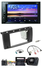 Pioneer Bluetooth 2DIN USB DVD DAB Lenkrad Autoradio für Mercedes SLK 08-11 R171
