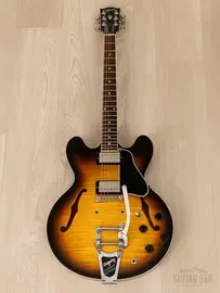 Электрогитара полуакустическая Gibson Memphis ES-335 Dot HH Figured Sunburst w/case USA 2007