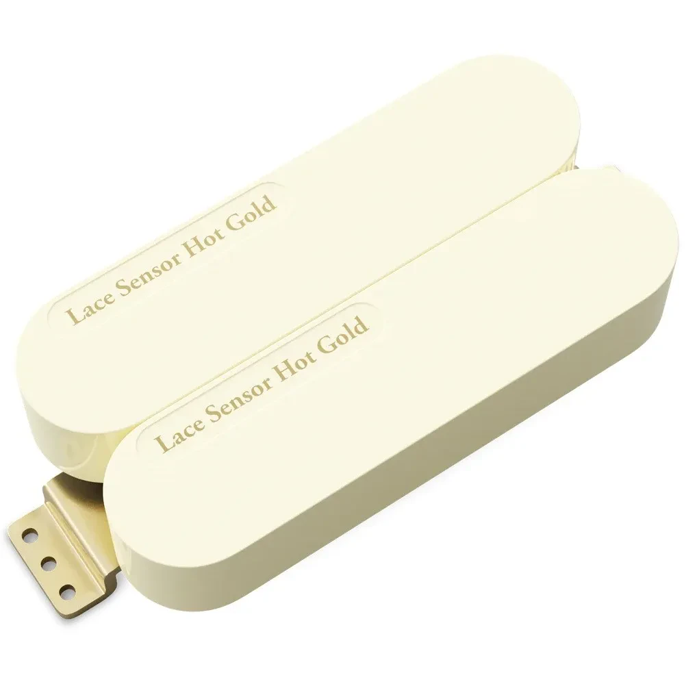 Звукосниматель для электрогитары Lace Hot Gold Dually 12k, хамбакер, Neck, бежевый