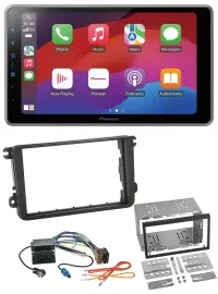 Pioneer MP3 USB DAB Bluetooth 2DIN Autoradio für Seat Alhambra Leon Toledo