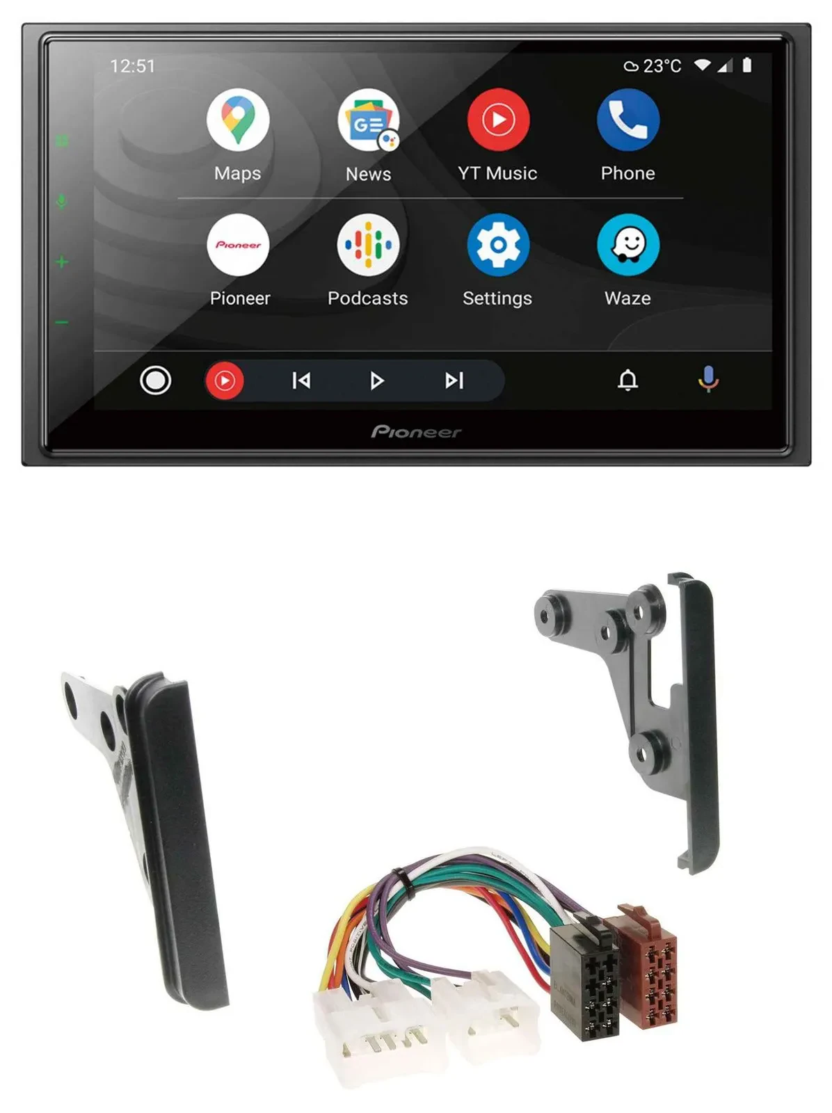 Pioneer USB 2DIN DAB MP3 Bluetooth Autoradio für Toyota Tundra Celica FJ