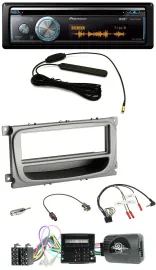 Pioneer CD USB Bluetooth DAB Lenkrad Autoradio für Ford S-Max Mondeo Can 07-14 A