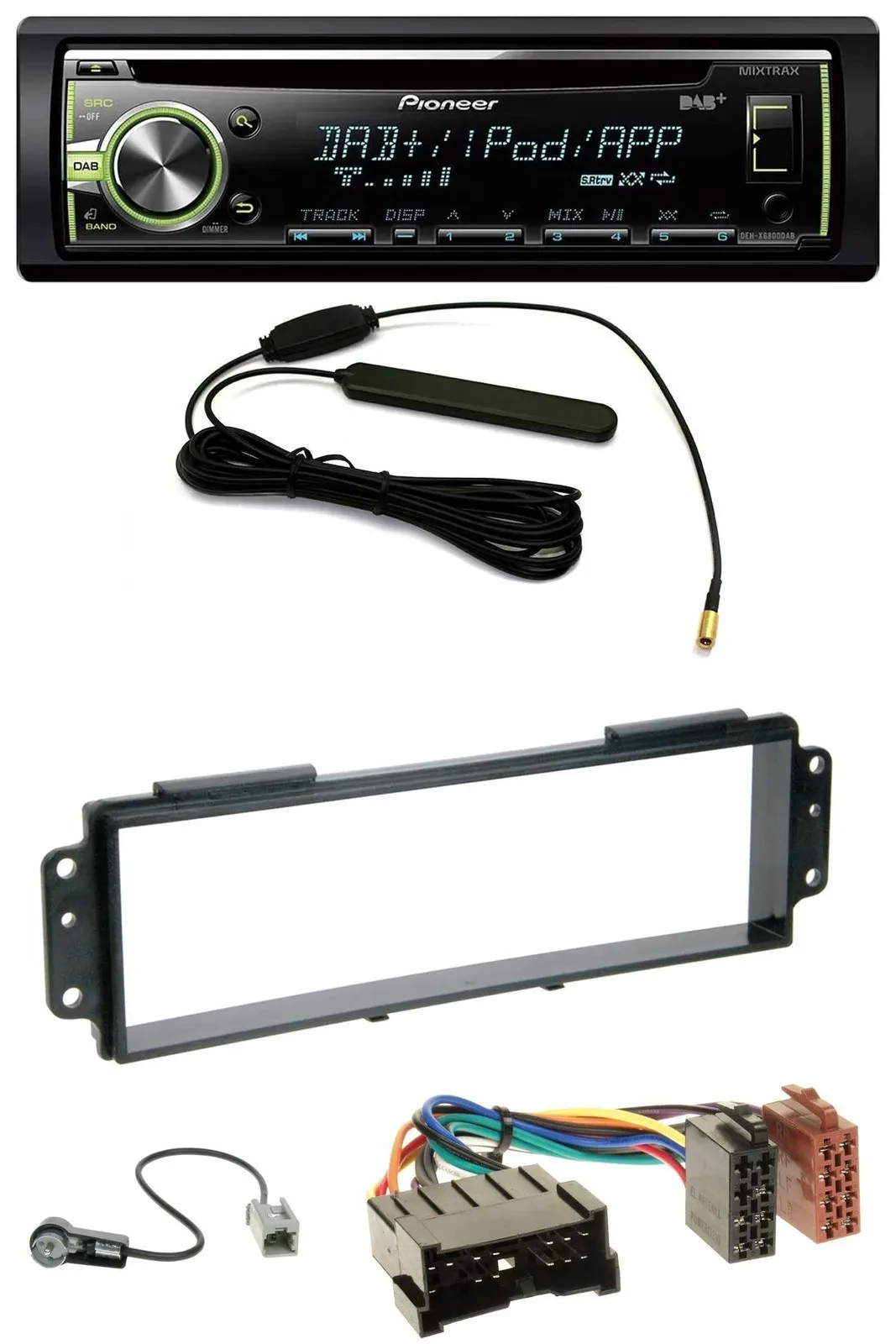 Pioneer MP3 USB CD DAB AUX Autoradio für Kia Picanto (2008-2011)