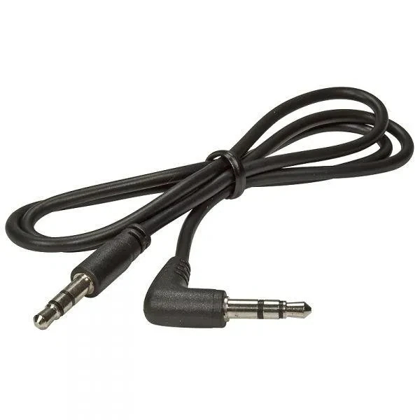 Anschlußkabel Klinke 3,5mm Stecker Stecker Länge 0,6m Winkelversion