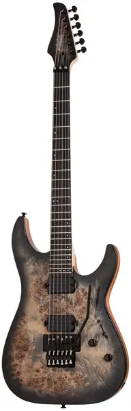 Электрогитара Schecter C-6 Pro Floyd Rose Charcoal Burst