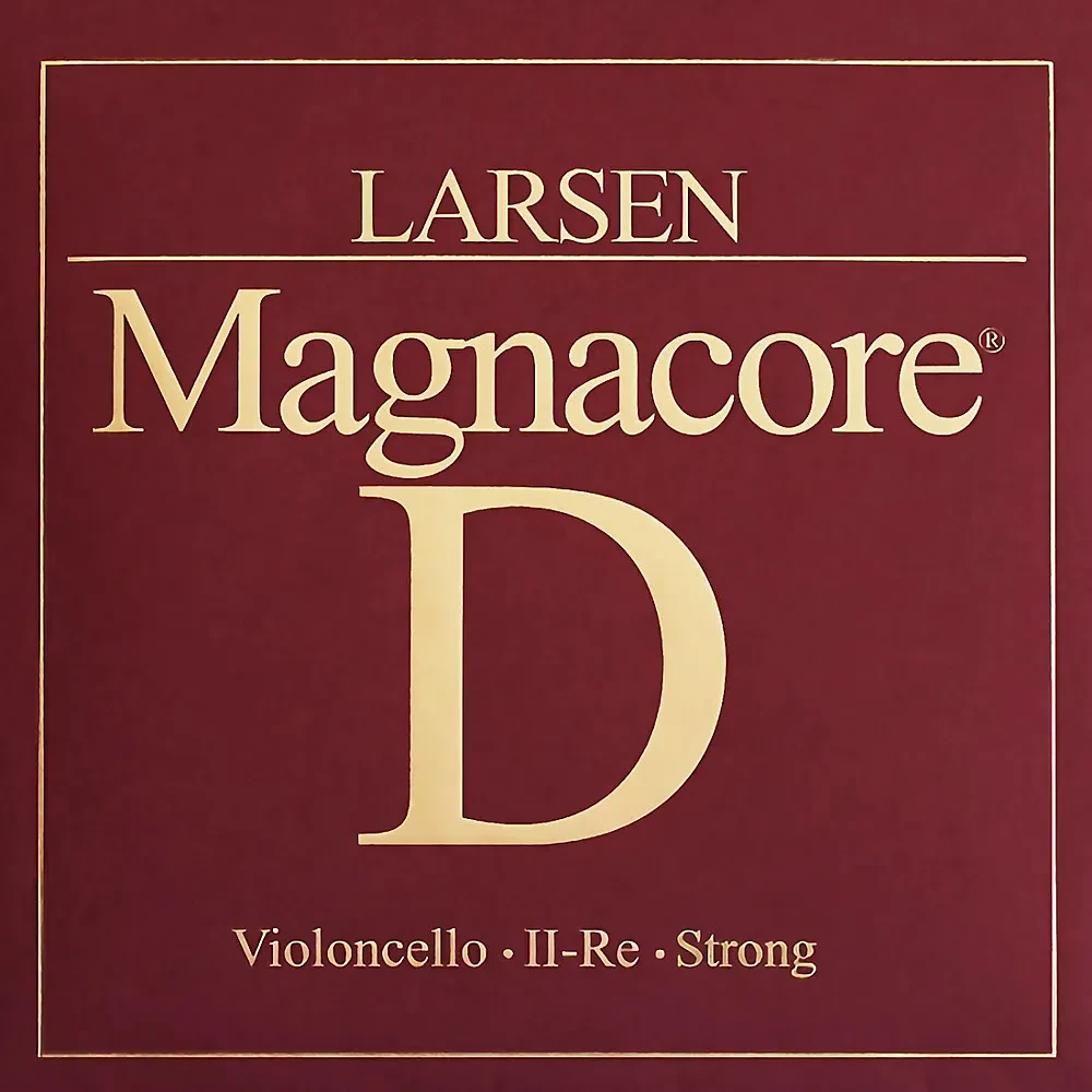 Larsen Strings Magnacore Cello D String 4/4 Size, Heavy Steel, Ball End
