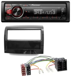 Pioneer MP3 1DIN DAB USB AUX Autoradio für Fiat Ducato 2011-2021 piano schwarz