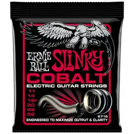 Струны для электрогитары Ernie Ball 2716 Cobalt Slinky Burly 11-52