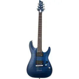 Электрогитара Schecter C-1 Platinum Satin Transparent Midnight Blue