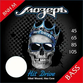 Струны для бас-гитары МозерЪ Hit Drive BNH-M 45-105