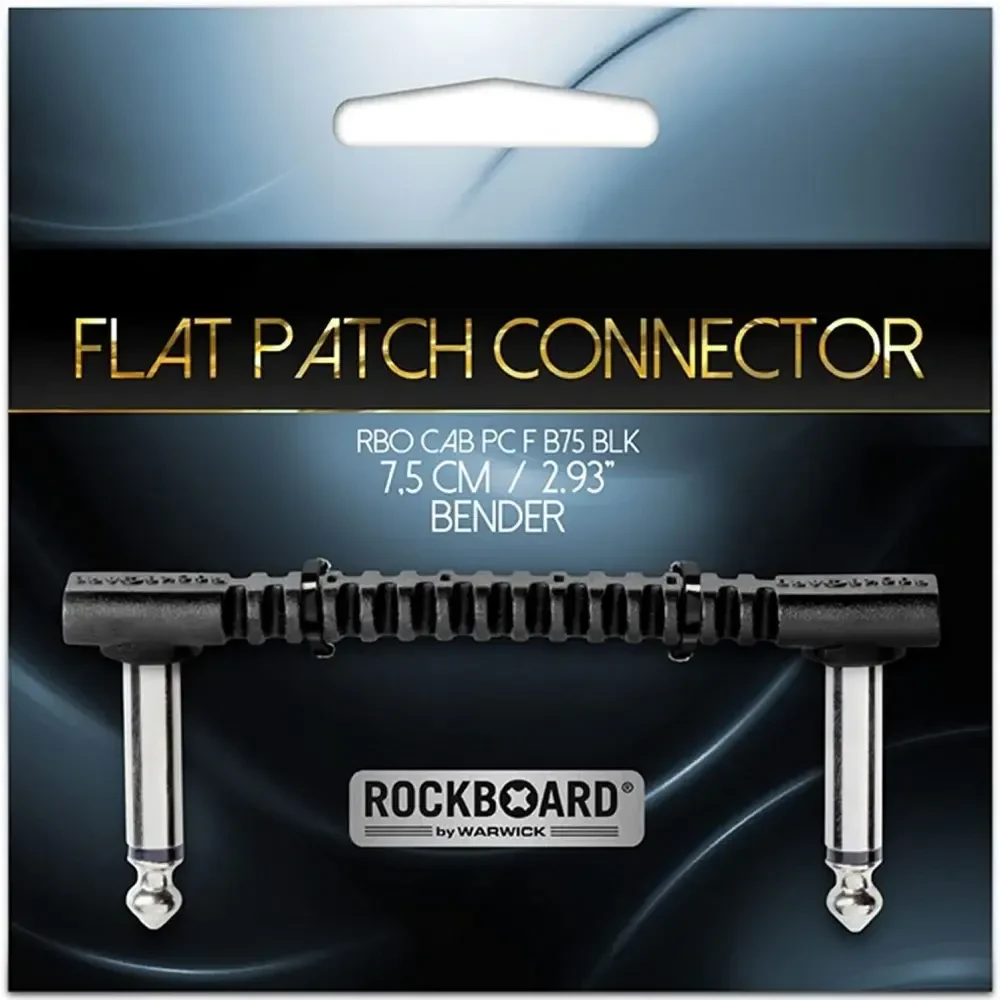 Патч-кабель инструментальный Rockboard RBO CAB PC F B75 BLK