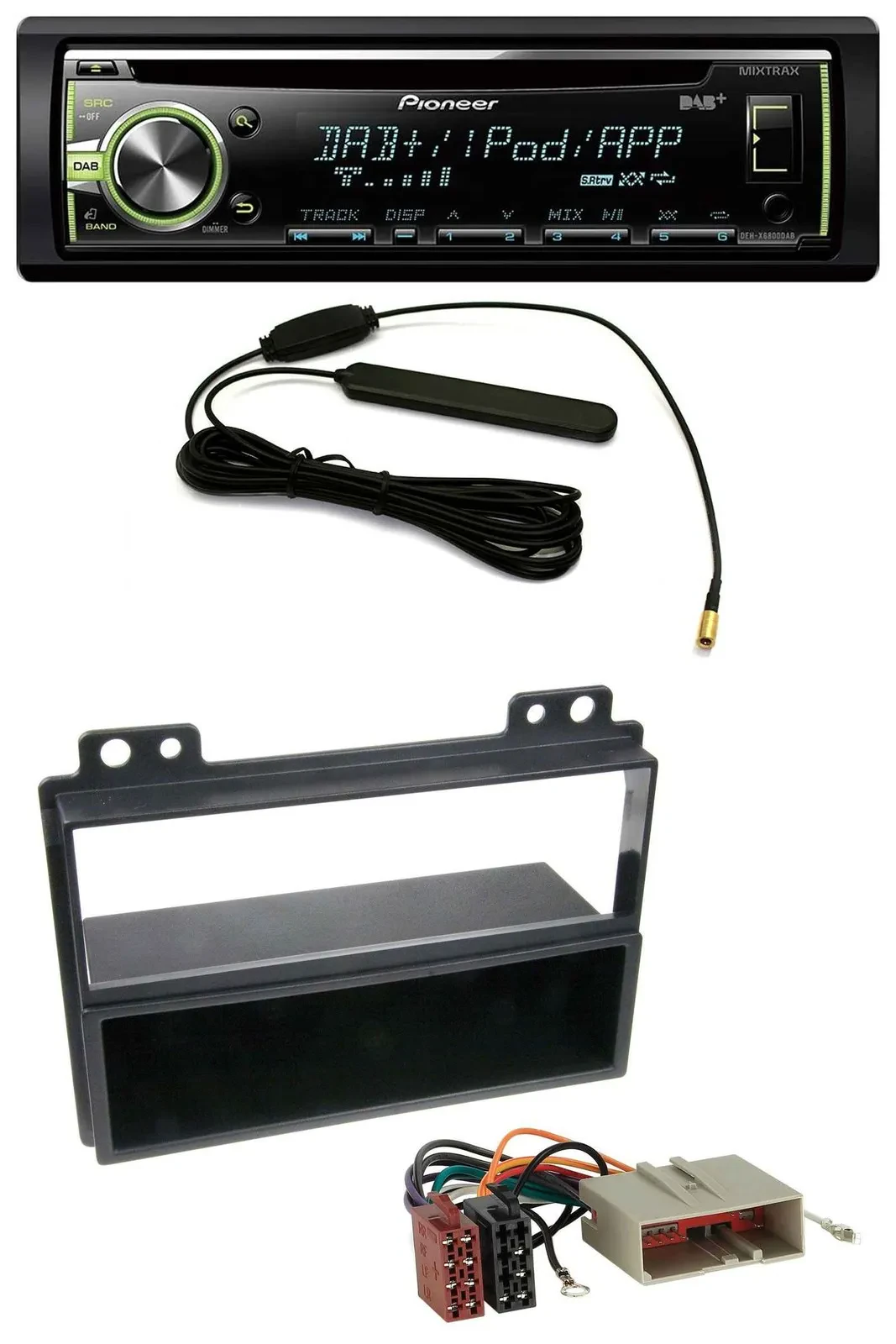 Pioneer MP3 USB CD DAB AUX Autoradio für Ford Fiesta 03-05 Fusion 02-05