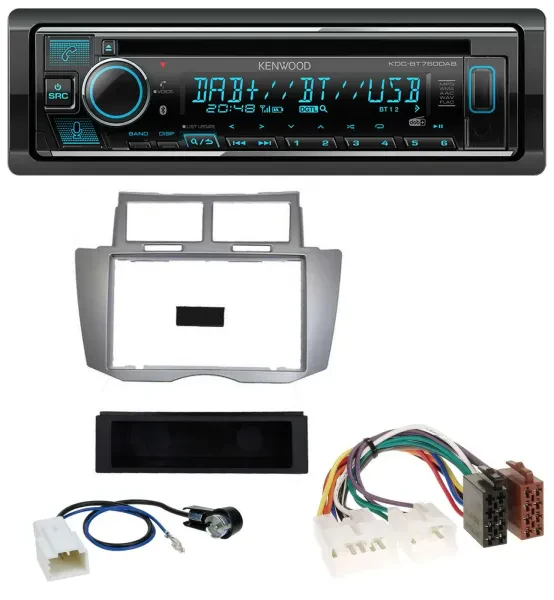 Kenwood MP3 Bluetooth DAB USB CD Autoradio für Toyota Yaris (2007-2011)