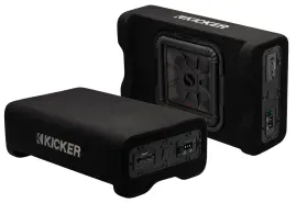 Kicker PL7TDF12 Loaded Single 12" Amplified Truck Enclosure