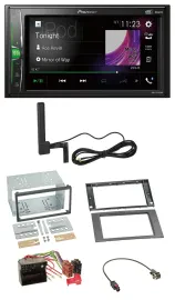Pioneer MP3 DAB AUX 2DIN Bluetooth Autoradio für Ford C-Max Galaxy S-Max 03-07 a