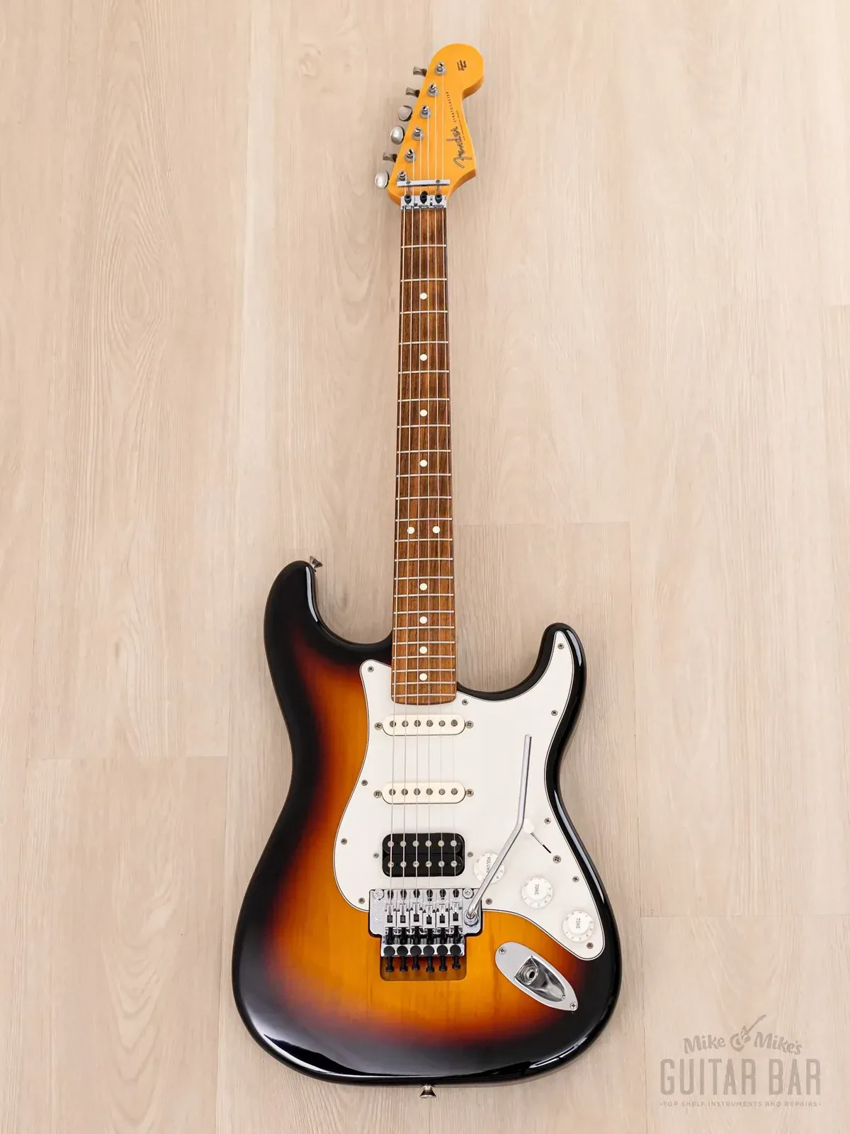 Электрогитара Fender Limited Stratocaster Floyd Rose HSS Sunburst w/gigbag Japan 2021