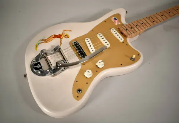 Электрогитара Fender Custom Shop Pin-Up Jazzmaster White Blonde w/case USA 1997